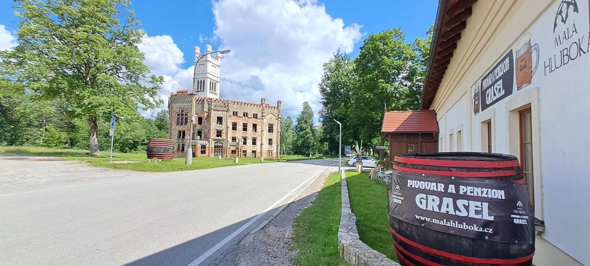 Pivovar A Penzion Grasel Český Rudolec Εξωτερικό φωτογραφία